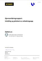 Rapportforside vernesutstyrsapp 